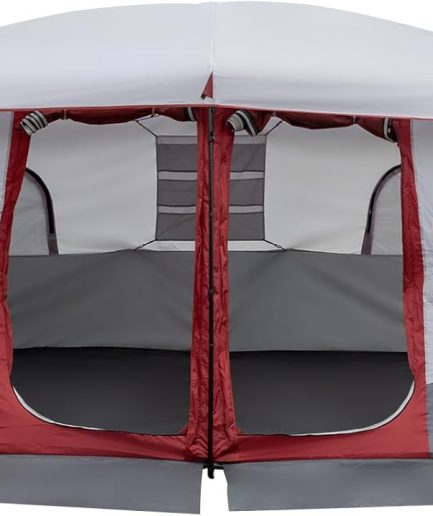 10 Person Tent | Large Multi Room Tent for Family | Included Tent Gear Loft Organizer for Camping Accessories | Portable Cabin Huge Tent with Carry Bag for Outdoor Car Camping,Family Tent