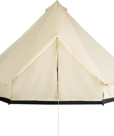 10-Person Yurt Tent Glamping Bell Tent with Spacious Interior, Breathable Waterproof Design, for Family Outdoor Camping, 16' x 16' x 10'