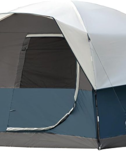 Cabin Tent 4-6 Person, Waterproof Camping Tent with Rain Cover Easy to Set Up, Portable Double Layer Large Family Tent for Outdoor Camping